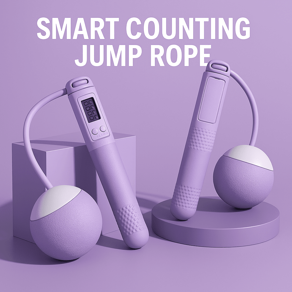 Smart Weighted Jump Rope with Electronic Counter - Rich FlexSmart Weighted Jump Rope with Electronic Counter