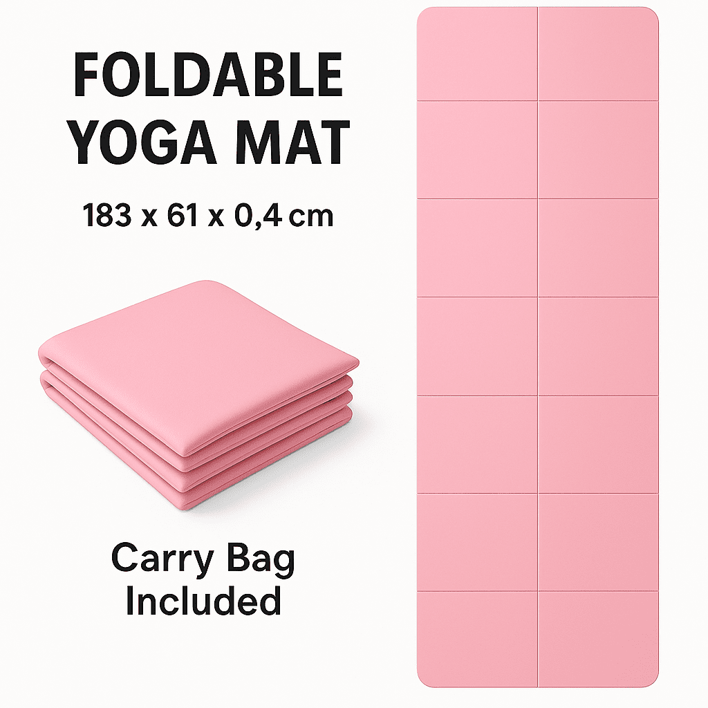 TPE Folding Yoga Mat for Napping and Relaxation - Rich FlexTPE Folding Yoga Mat for Napping and Relaxation