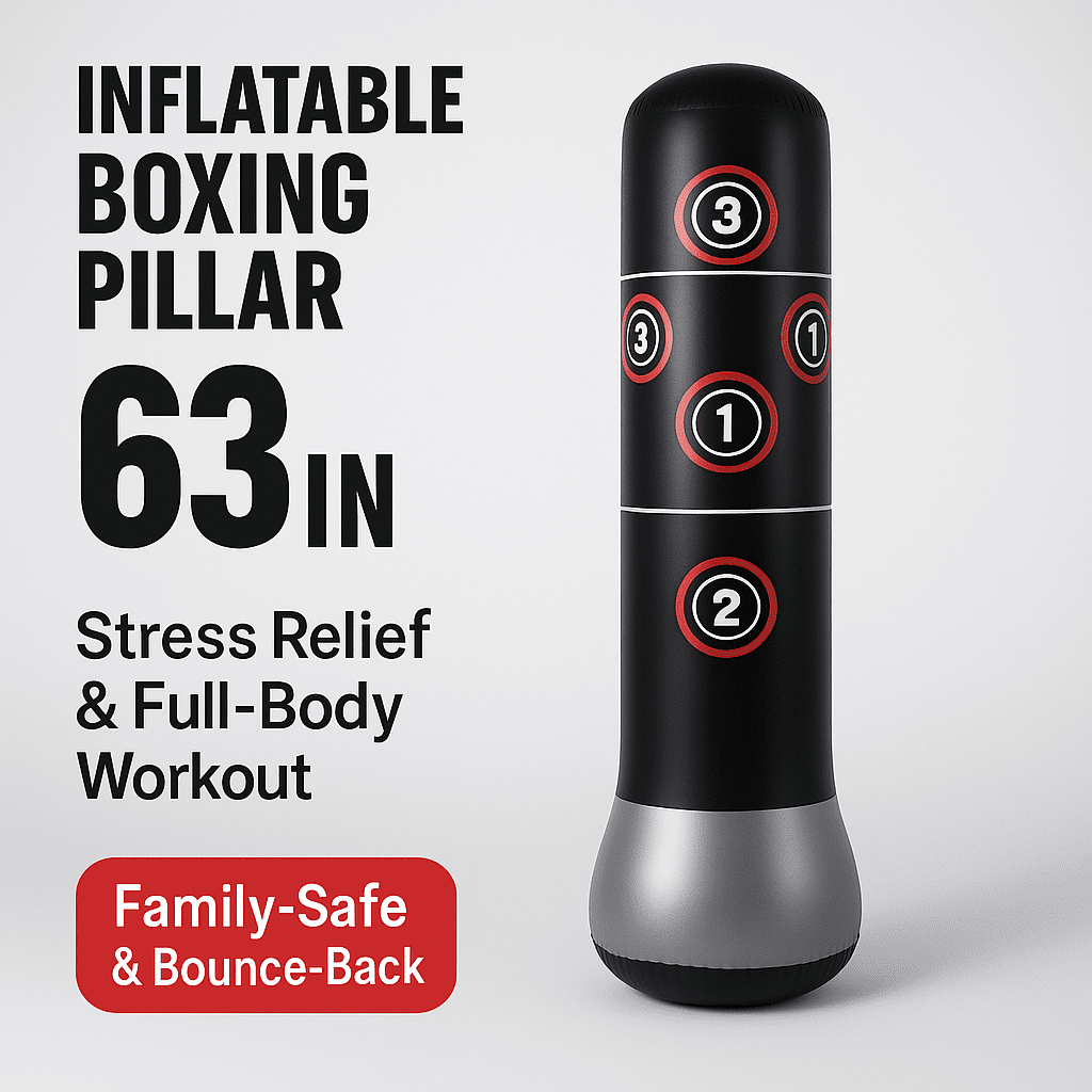 Inflatable Stand - Up Punching Bag for Stress Relief - Rich FlexInflatable Stand - Up Punching Bag for Stress Relief