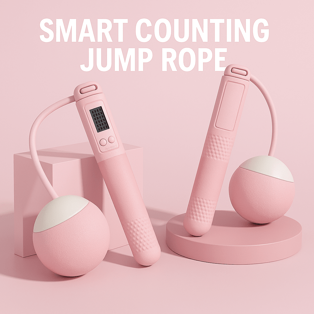 Smart Weighted Jump Rope with Electronic Counter - Rich FlexSmart Weighted Jump Rope with Electronic Counter